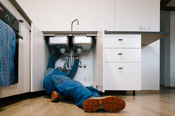 Professional Drain Cleaning technician working in Algoma, WI